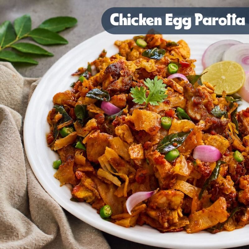 chicken egg-parotta